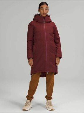 Lululemon Snow Warrior Parka Hooded Puffer Jacket | Size 6